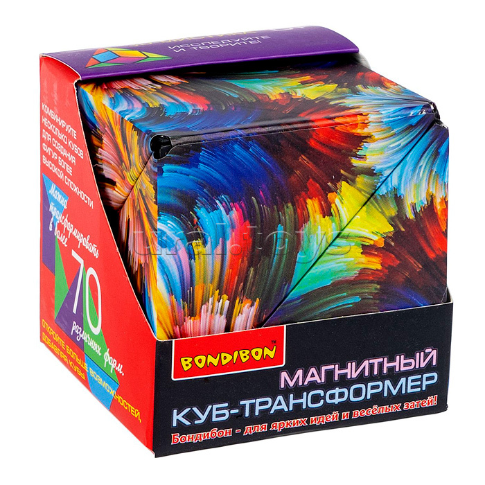 Магнитный куб-трансформер 3D-Мистика, ВOX 6,2x6,2x6,2cм,