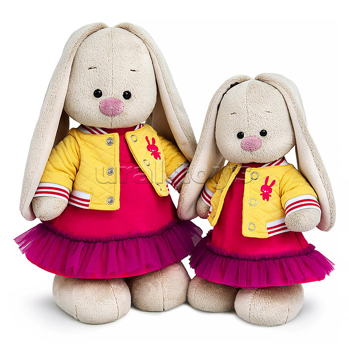 Зайка Ми в бомбере и платье с оборкой (малый)