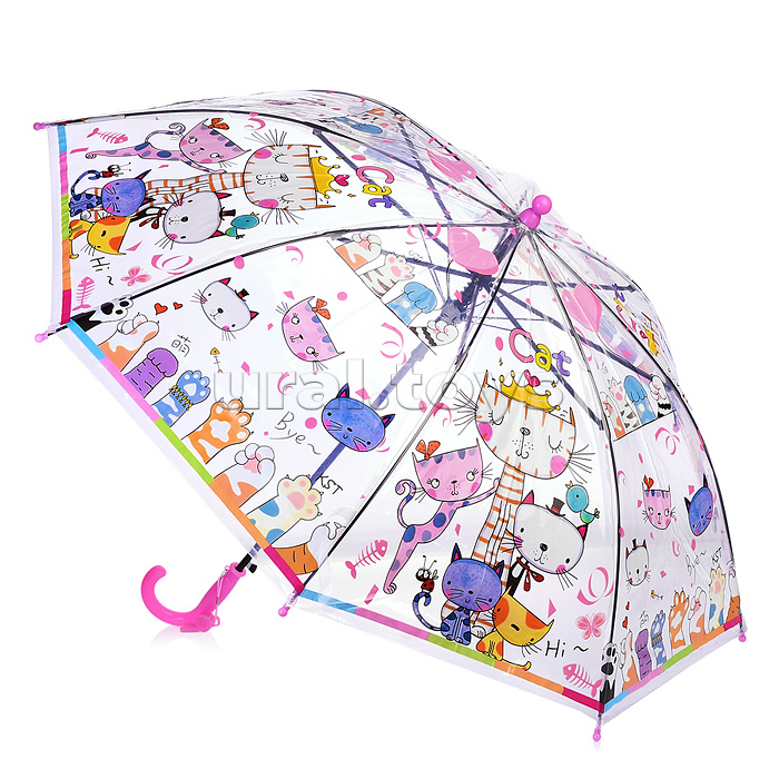 Зонт детский "Жизнь кошачья" 50 см