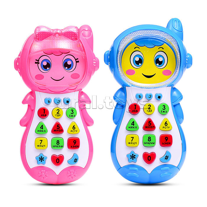 Телефон "Мой Умный Телефон" развивающий, на батарейках, в пакете