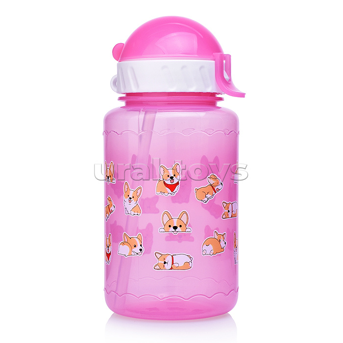 Бутылка для воды и других напитков, 350 мл, "Корги"