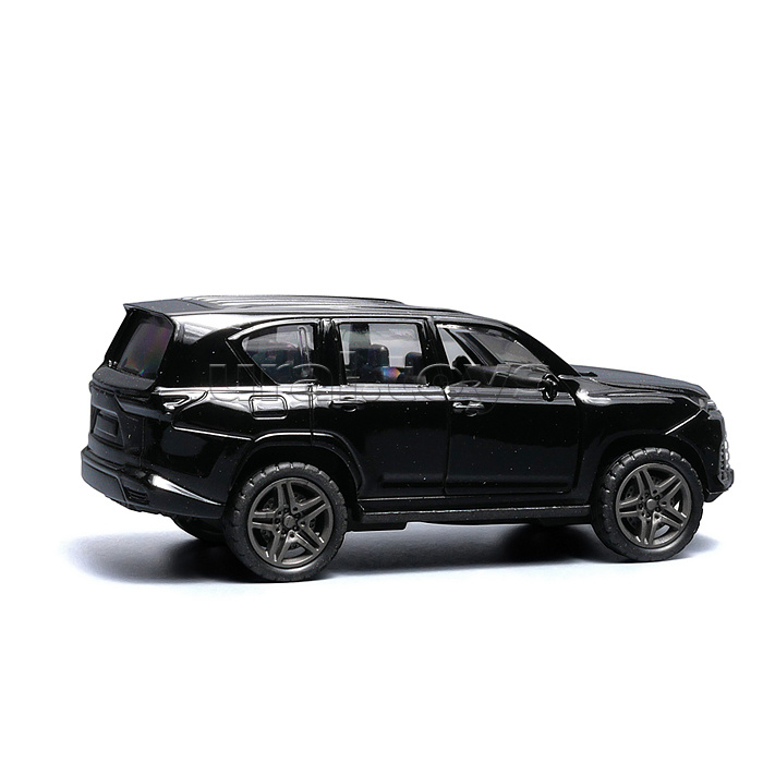 Чёрная инерционная машинка die-cast , 1:32, с люком