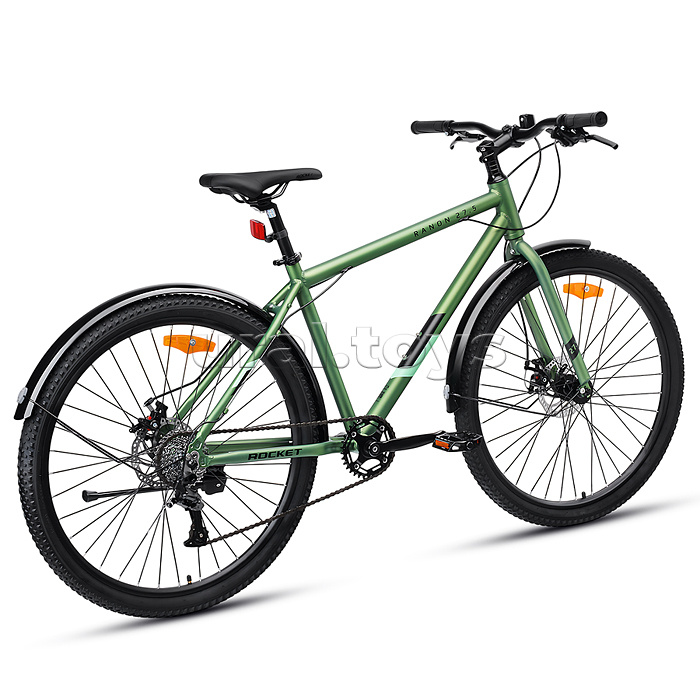 Велосипед 27,5" Rocket Ranon 27,5, цвет зеленый, размер 18"