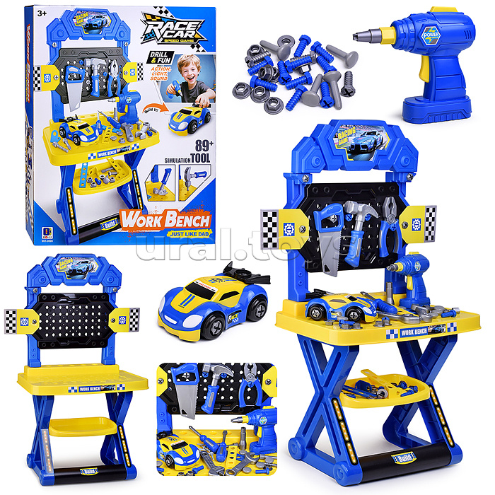 Набор инструментов "Механик" ( цвет синий) в коробке