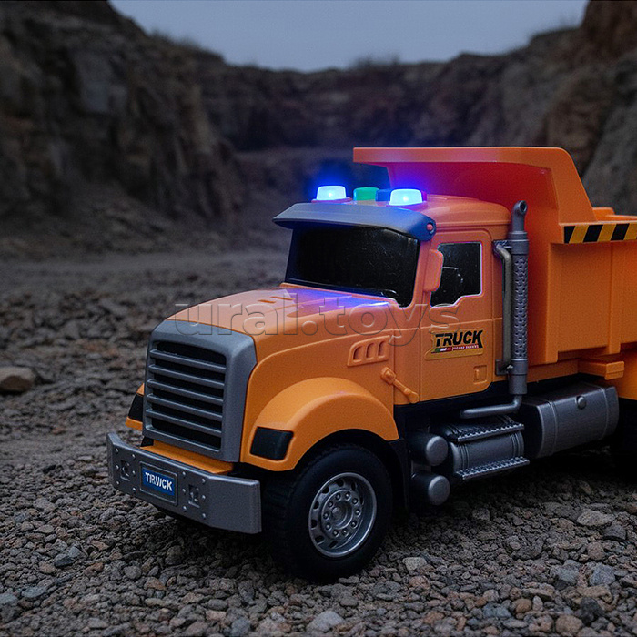 Машина "Спецтехника" (свет, звук) в коробке