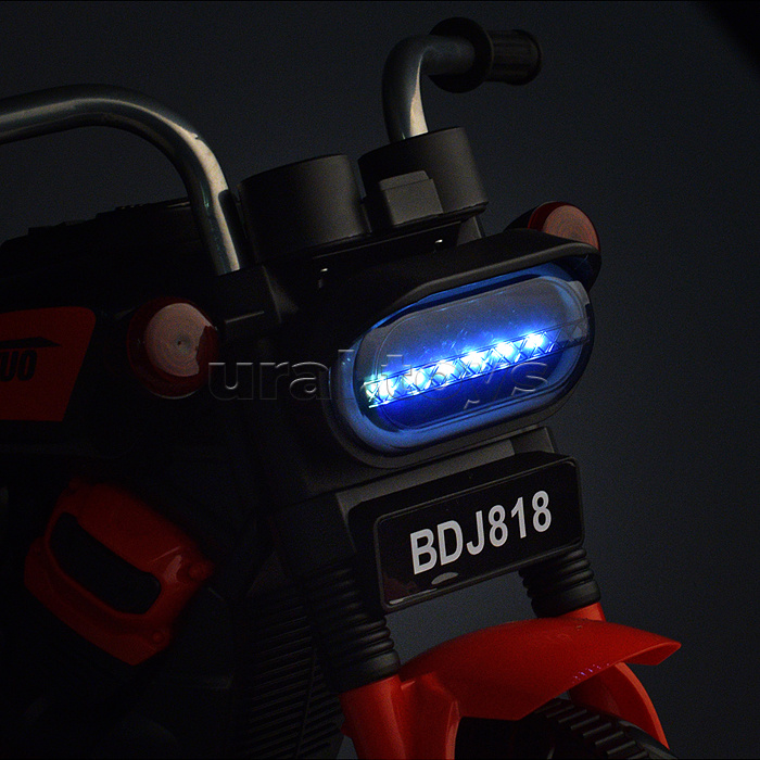 Мотоцикл "Байк" одноместный 6V4.5 моноприводный (красный)