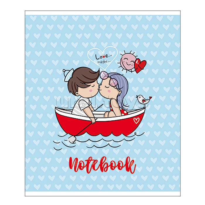 Тетрадь 48л. клетка "Это любовь" А5 Премиум 4+4+Твин лак+Конгрев