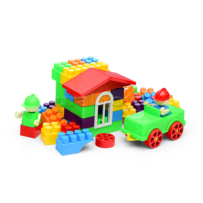 Игрушка-конструктор детский, набор "Ферма", 60 деталей