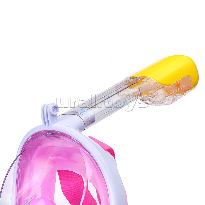 Маска для плавания и снорклинга с креплением для камеры