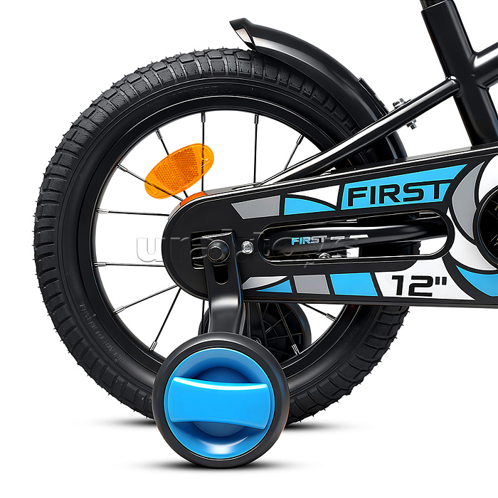 Велосипед 12" Rocket First, цвет черный
