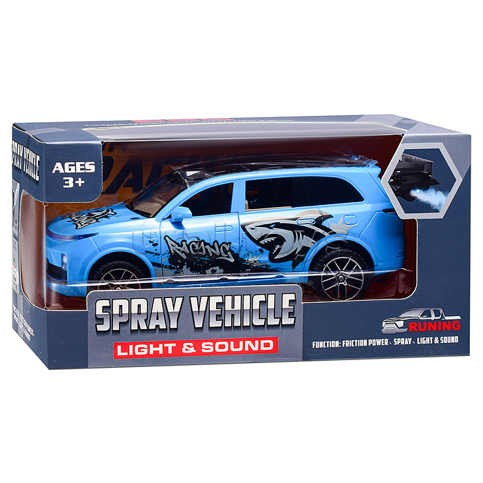 Машина "Неудержимый" (свет, звук) в коробке