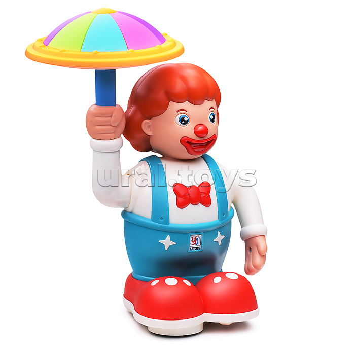 Интерактивная игрушка "Клоун" на батарейках, в коробке