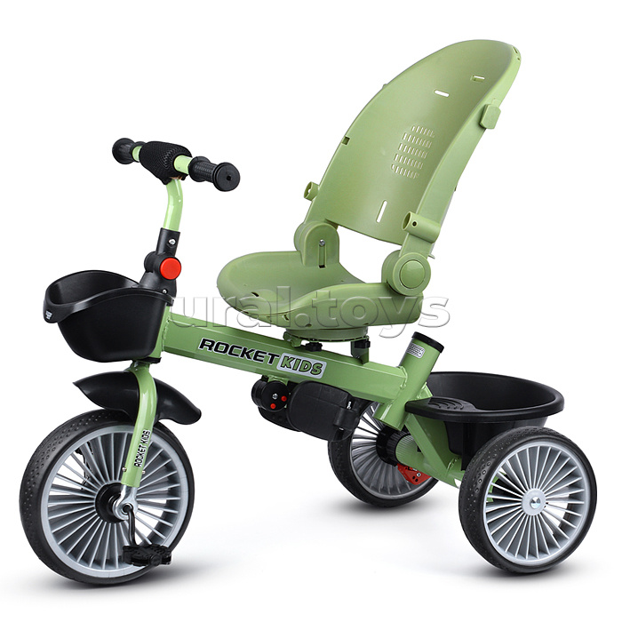 Велосипед 3-х колесный, зеленый