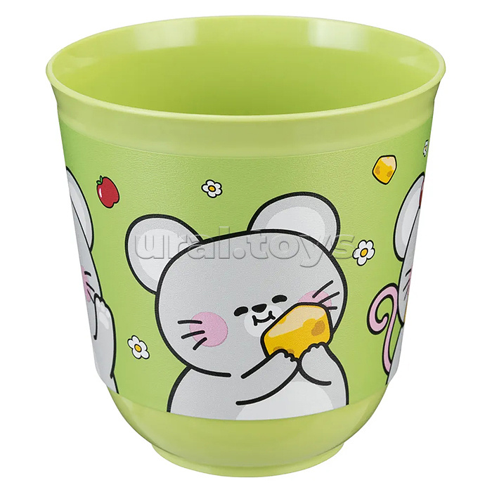 Стакан детский с декором 270мл (Зеленый)