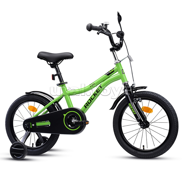 Велосипед 14" Rocket Kind, цвет зелный