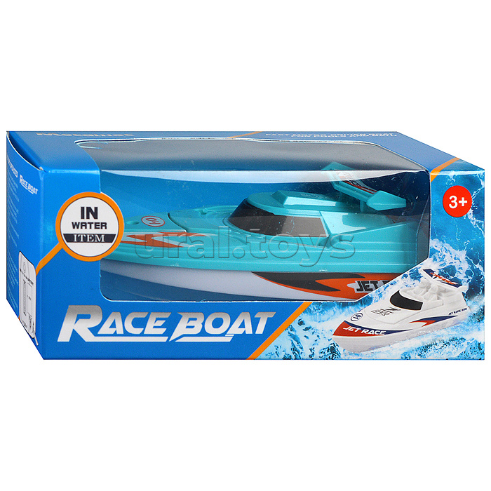 Лодка "Искра" на батарейках, в коробке