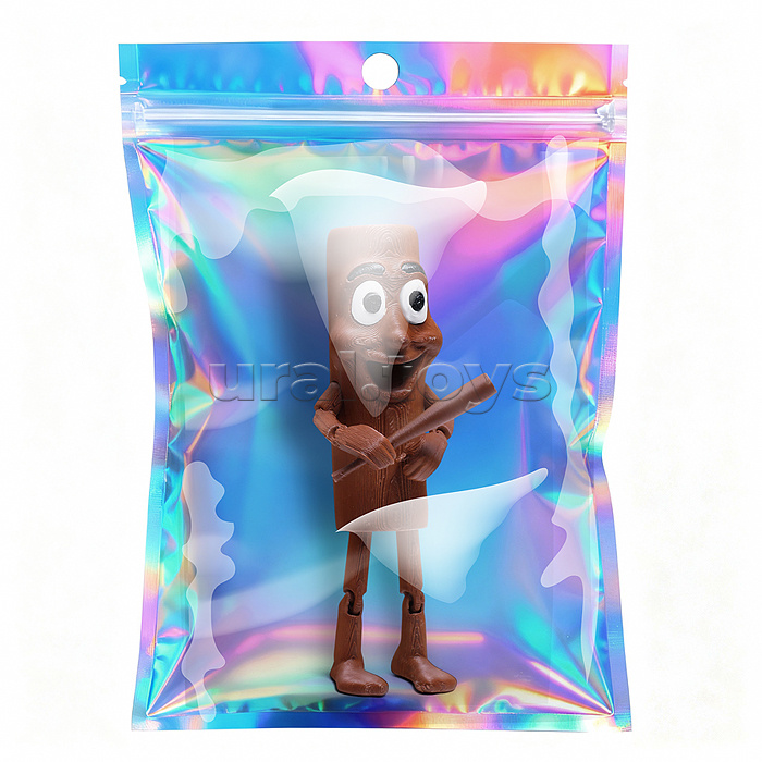 Игрушка-антистресс "Полено с дубинкой"