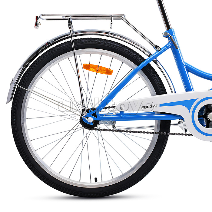 Велосипед 24" Rocket City Fold 24, цвет синий, размер 16"
