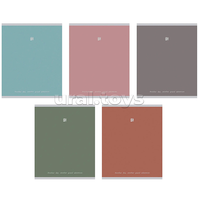 Тетрадь 48л. клетка "Floreale. Colour of Time" А5 скрепка