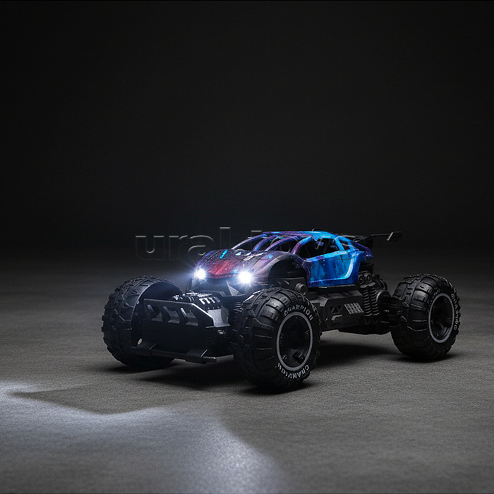 Машина "Вездеход с прицепом 2" р/у, 27 MHz, в коробке