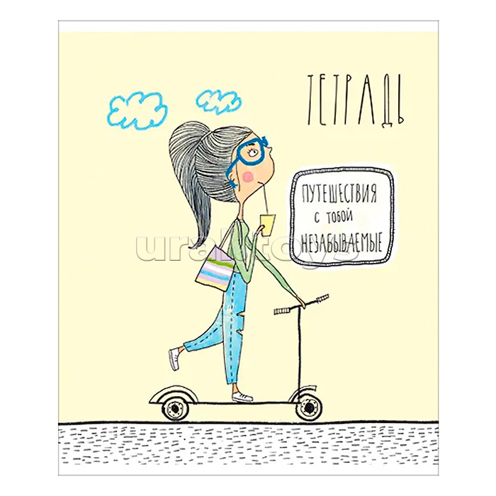 Тетрадь 24л. клетка "Девчилить" скрепка S Тетрадь 24л. клетка "Девчилить" скрепка S