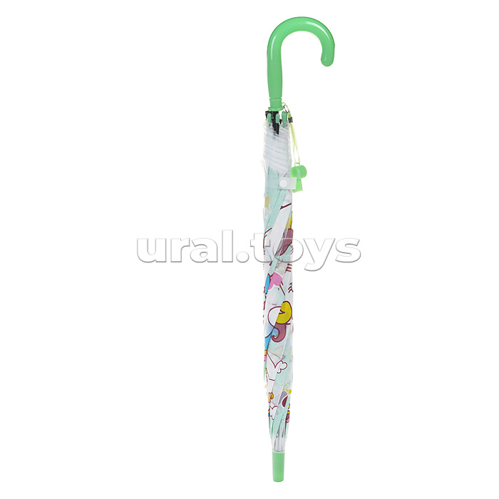 Зонт детский "Страна единорогов" (50см.) зеленый