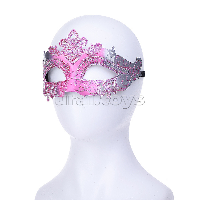 Маска карнавальная "Новогодняя сказка" (цвет в ассортименте)