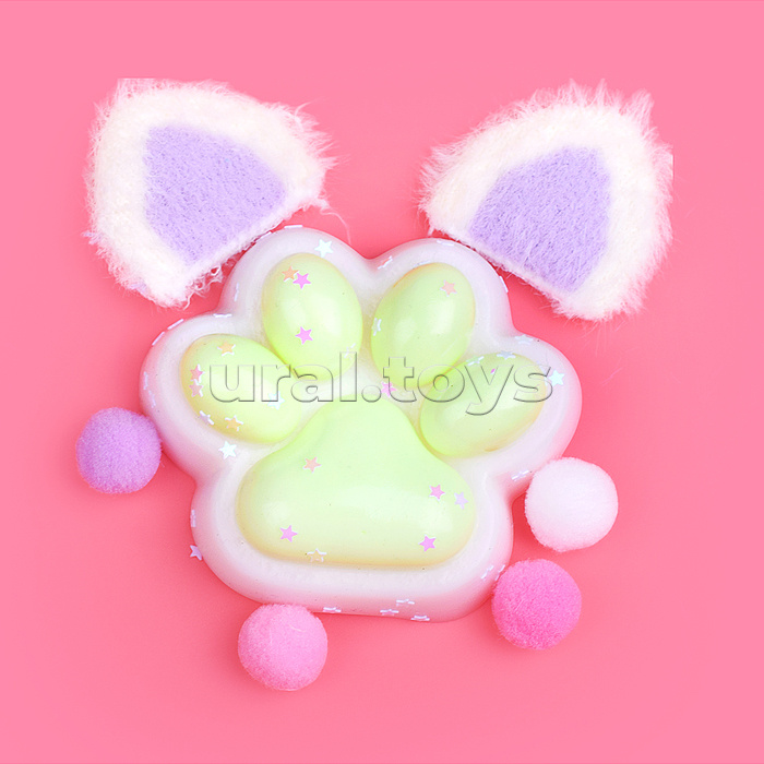 Игрушка-антистресс 00-6533 "Ушки, кошачьи лапки"