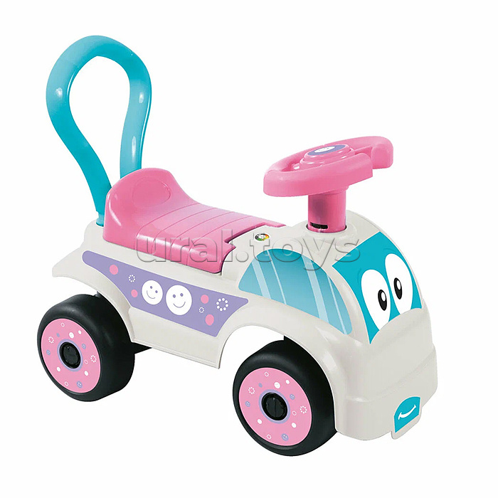 Машина-каталка Foot to Floor, розовая