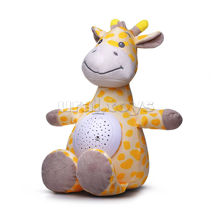 Жираф "Веселый жираф" свет, звук, в коробке