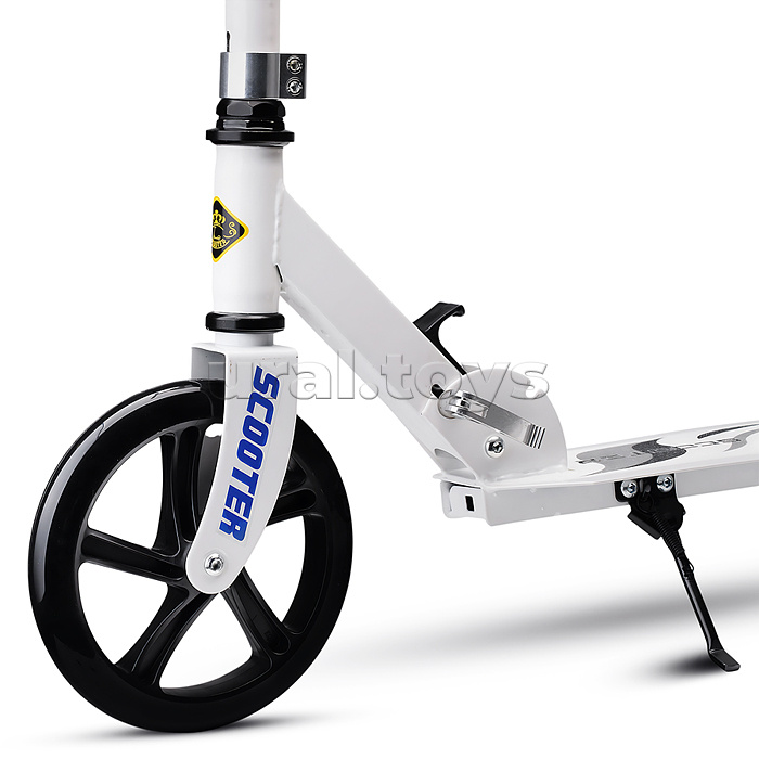 Самокат 2-х кол., белый, в коробке