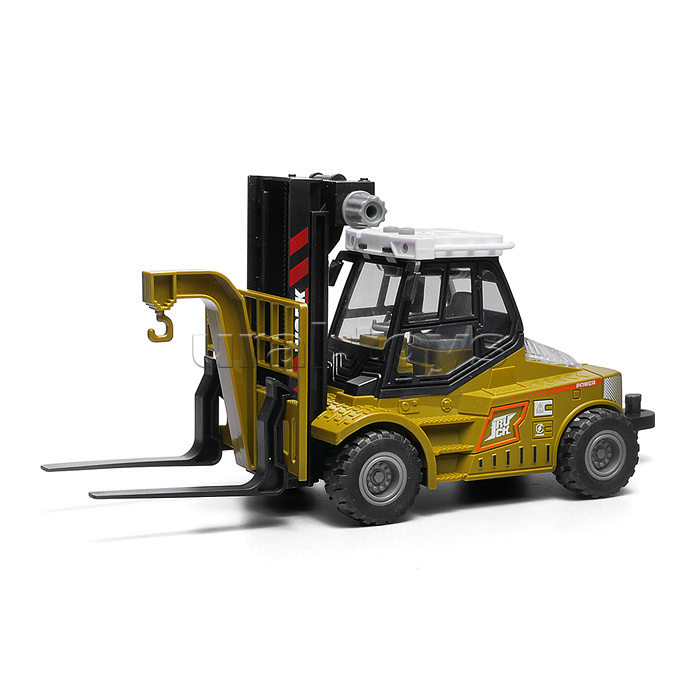 Машина "Вилочный погрузчик с прицепом" 1:43  (свет,звук) в коробке