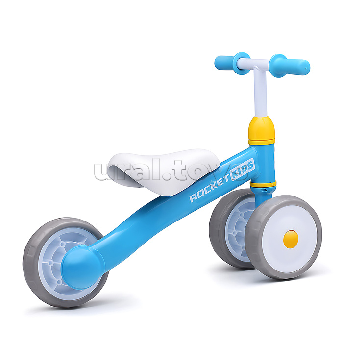 Беговел трехколесный Rocket 134-BL, колеса EVA, цвет синий