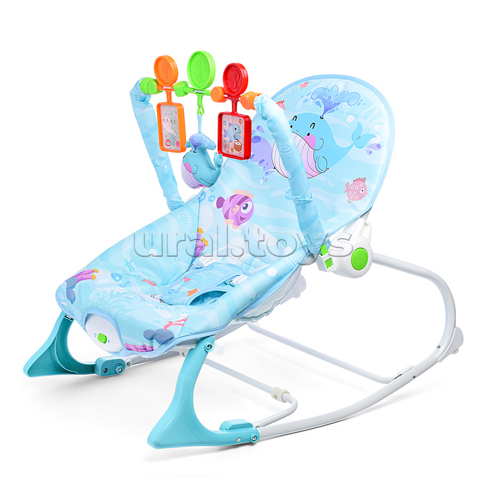 Шезлонг детский "Океан" в коробке