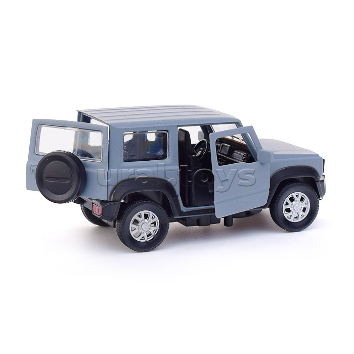 Машина металл Suzuki Jimny 11,5 см, (откр., двер, баг, сер, ) инер, в коробке
