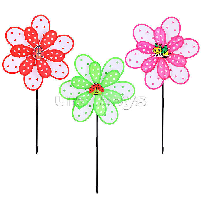 Ветерок "Букашка на цветке" в пакете