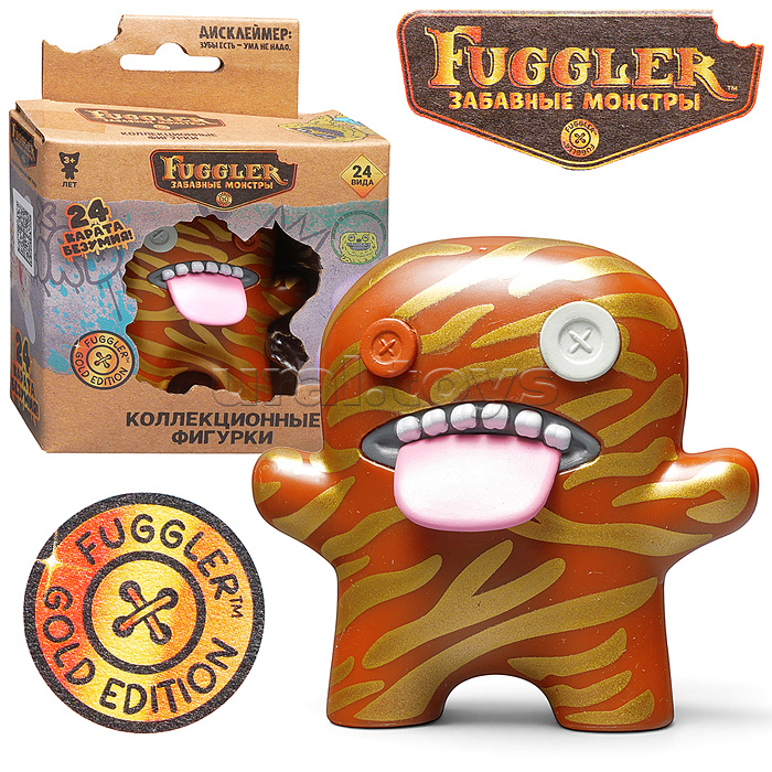 Коллекционная фигурка Розовый Крикун, 1 шт. в коробке с окном, Fuggler Gold Edition