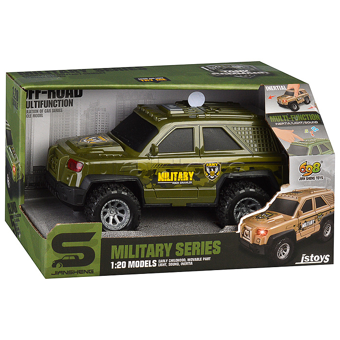 Машина "Военный внедорожник" в коробке