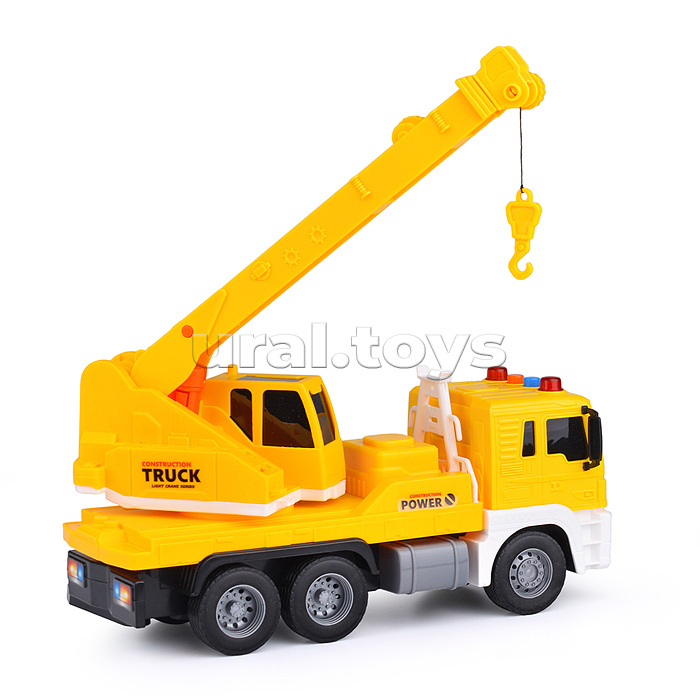 Машина "Трейлер" на батарейках, в коробке