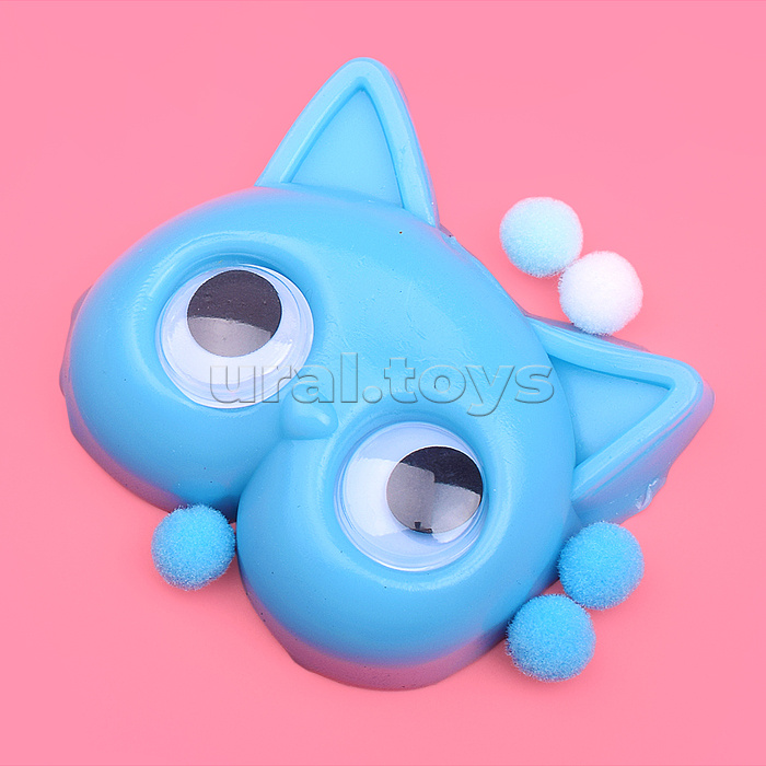 Игрушка-антистресс "Цветная кошка"