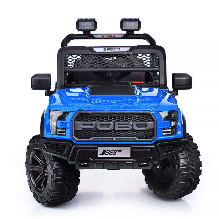 Электромобиль "Круиз" на аккумуляторе, с р/у управлением, в коробке (синий)