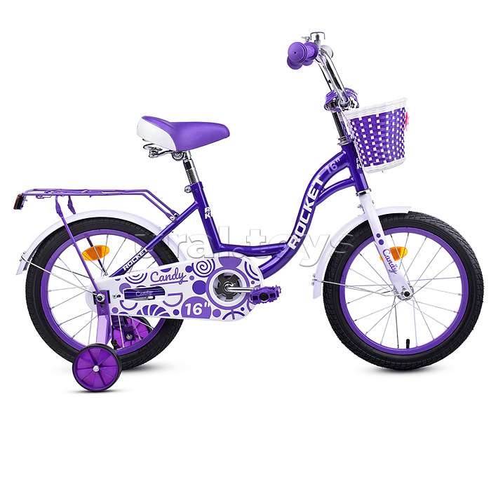 Велосипед 16" Rocket Candy, цвет фиолетовый