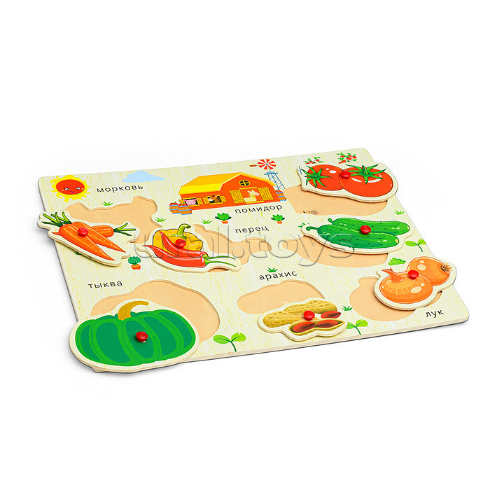 Пазл-вкладыш "Овощи"