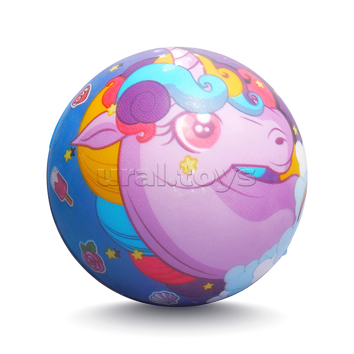 Мяч детский "Единорожка" PU (7см) в коробке