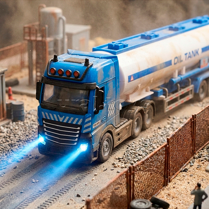 Машина PY8521B "Нефтяная цистерна" (свет, звук) в коробке