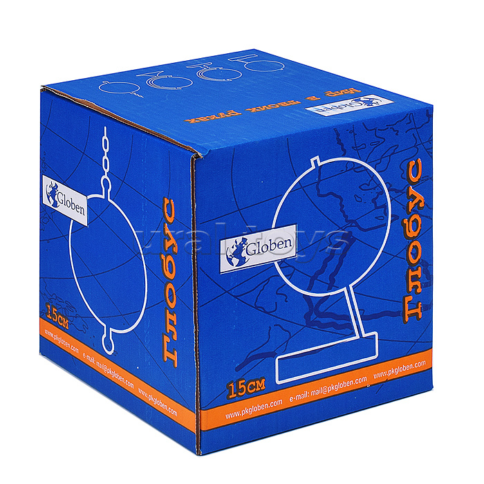 Глобус Земли политический 150 мм с подсветкой.Классик Евро