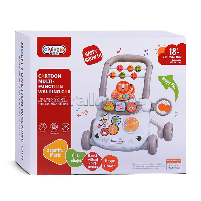 Игровой центр-Каталка "Лёвушка" в коробке Игровой центр-Каталка "Лёвушка" в коробке