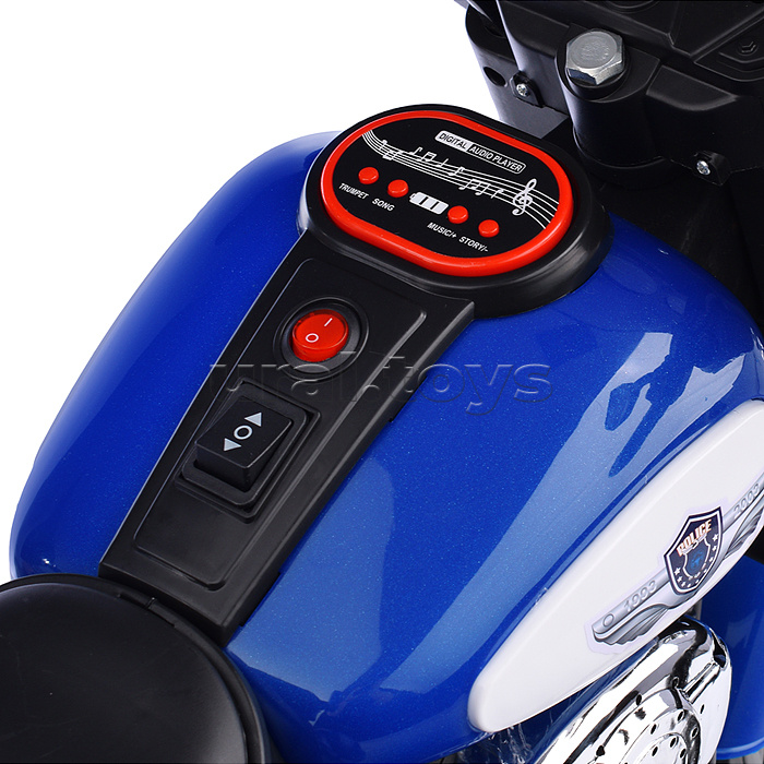 Мотоцикл "Чоппер" 6V4.5 моноприводный (синий)