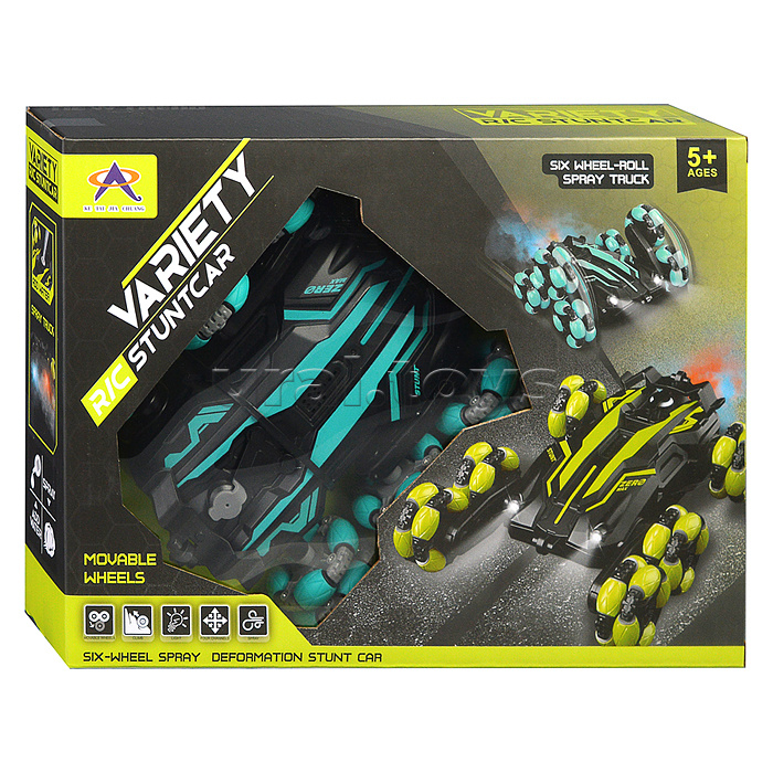 Машина "Трюкач" р/у, 27 MHz, в коробке