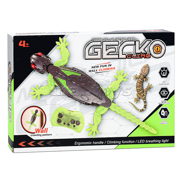 Ящерица "Игуана" антигравитационная, р/у, 27 MHz, USB, в коробке